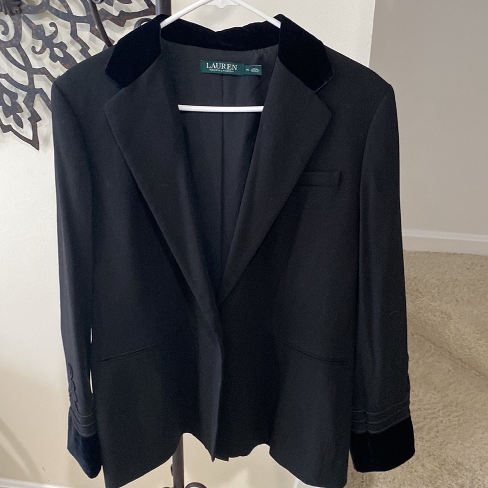 Lauren Ralph Lauren black size 14 blazer